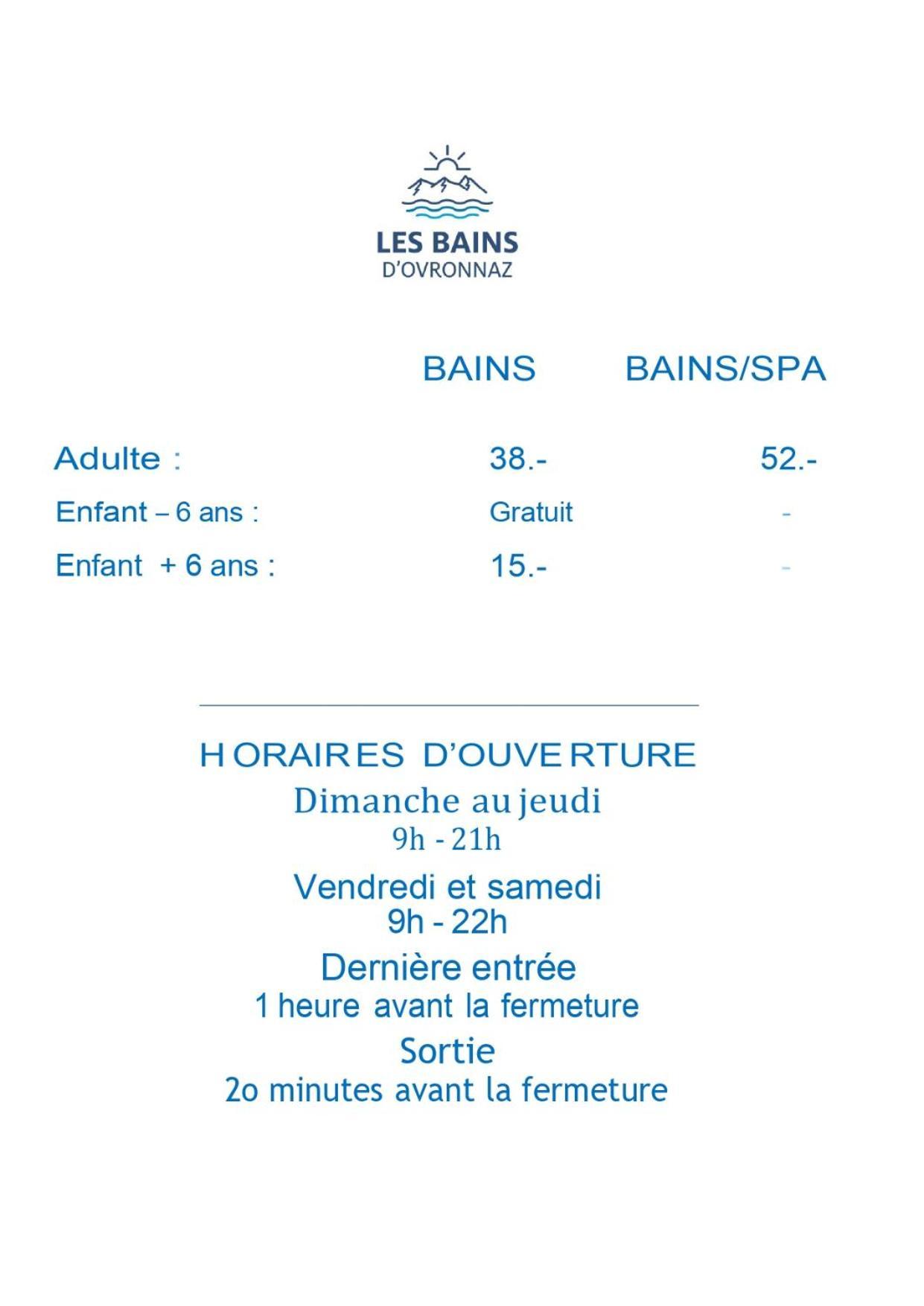 Hotel Les Bains D'Ovronnaz Kültér fotó