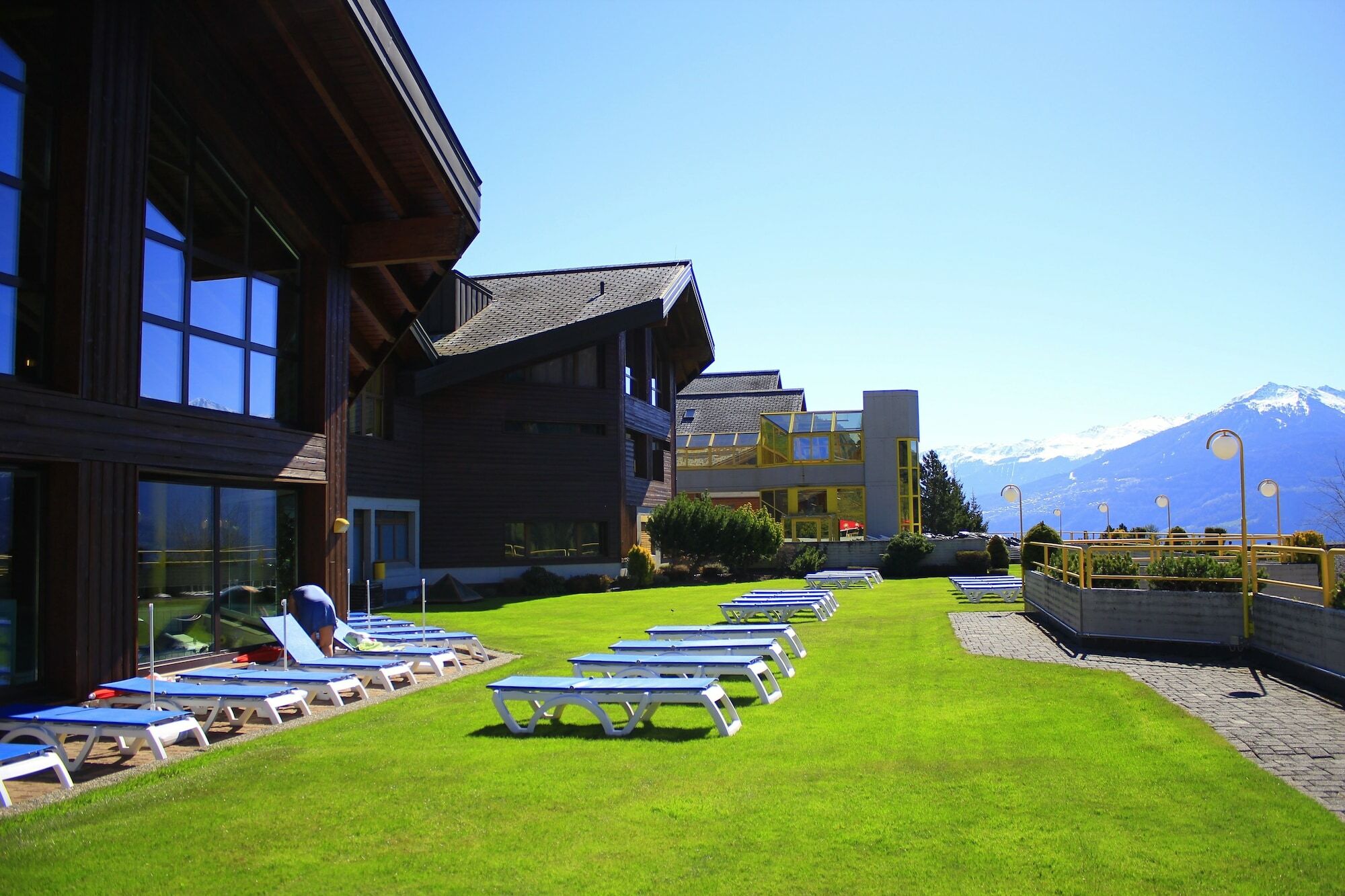 Hotel Les Bains D'Ovronnaz Kültér fotó