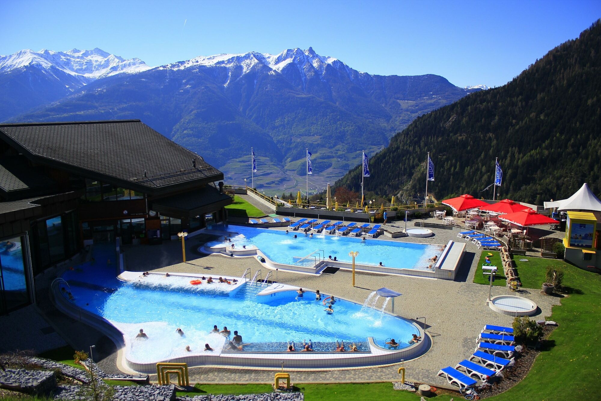 Hotel Les Bains D'Ovronnaz Kültér fotó